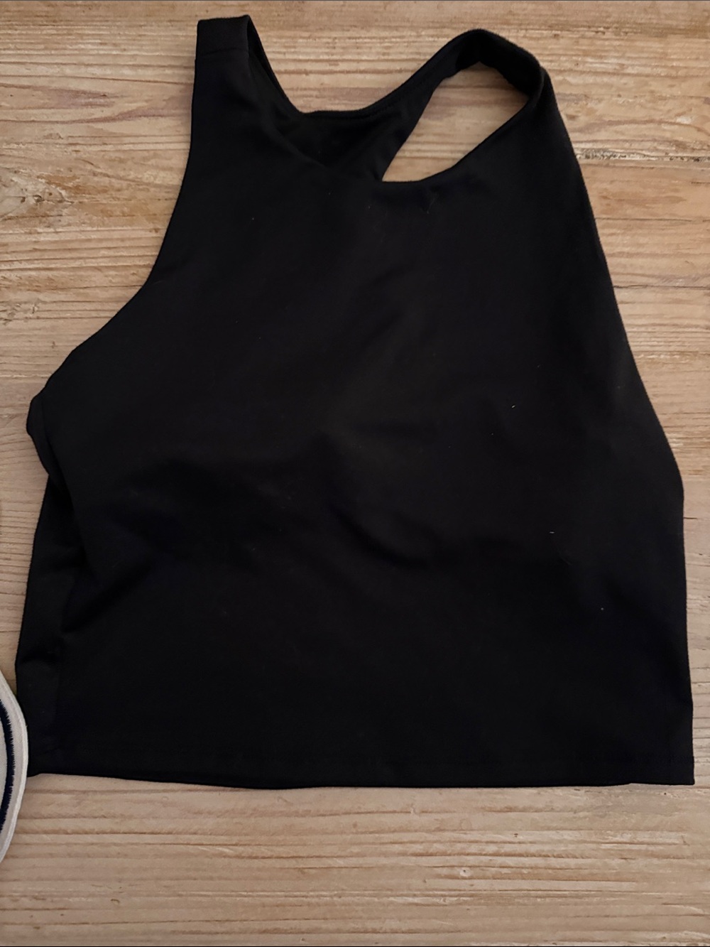 DSG Black Racerback Crop Top - Women